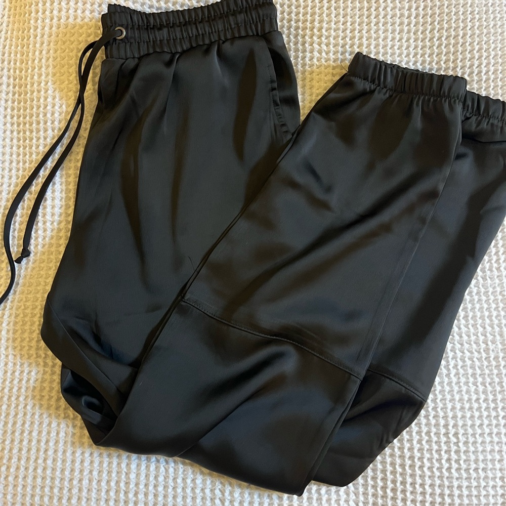 Socialite satin jogger pants